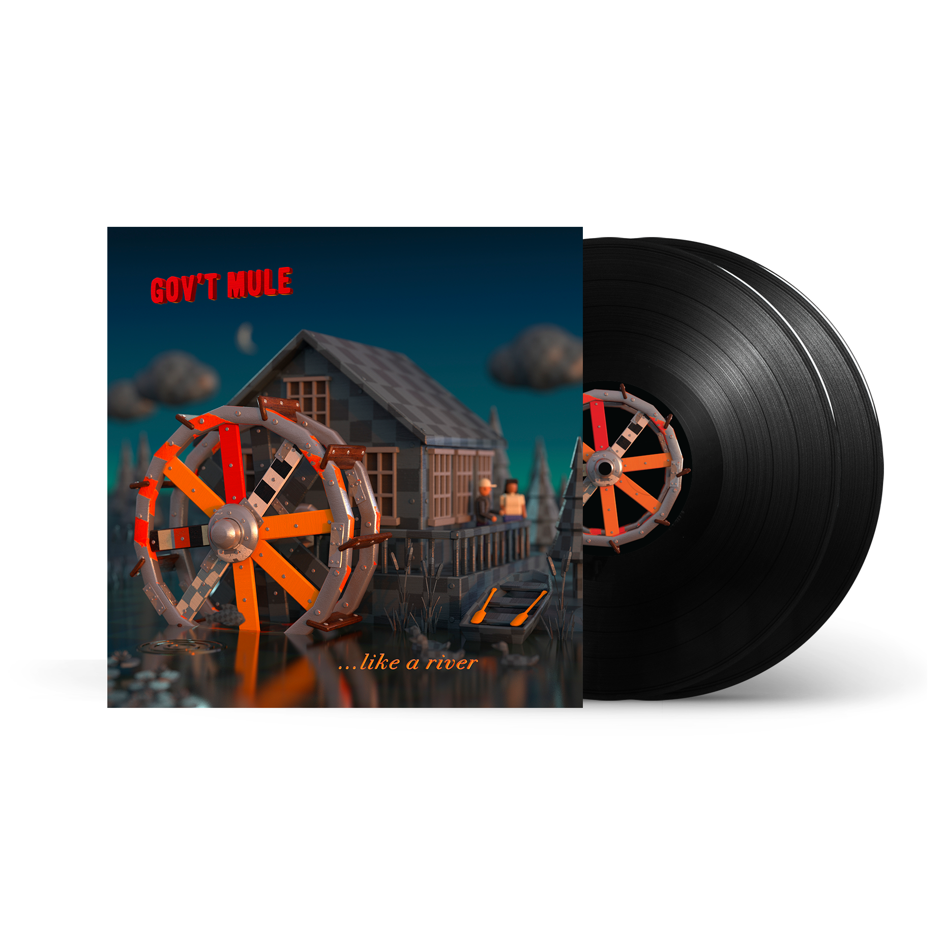 GOV'T MULE 'PEACE...LIKE A RIVER' 2LP (Black Vinyl)