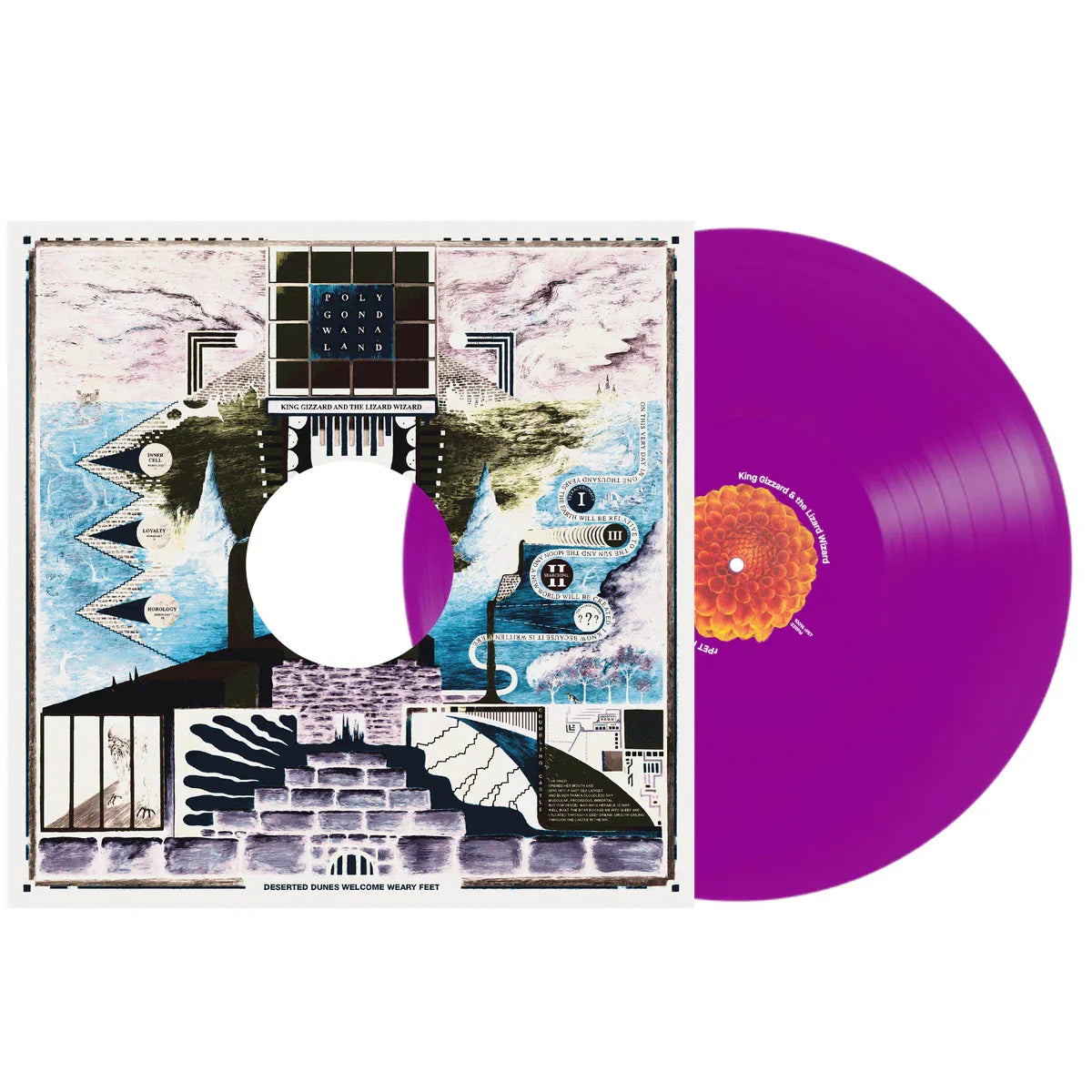 KING GIZZARD & THE LIZARD WIZARD 'POLYGONDWANALAND' LP (Translucent Purple Vinyl)