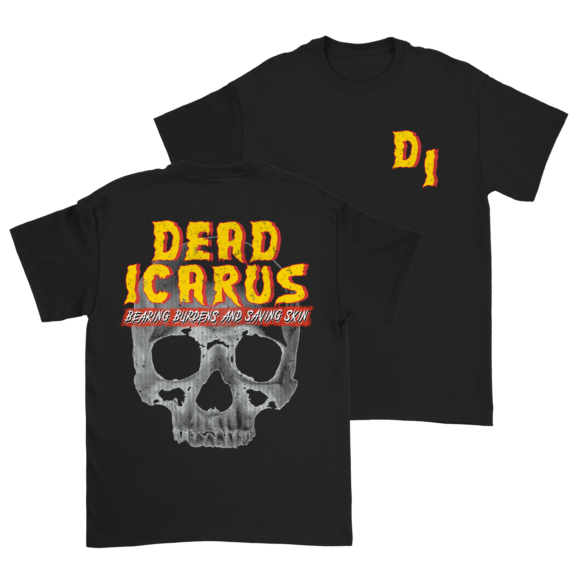 DEAD ICARUS SKULL LOGO T-SHIRT