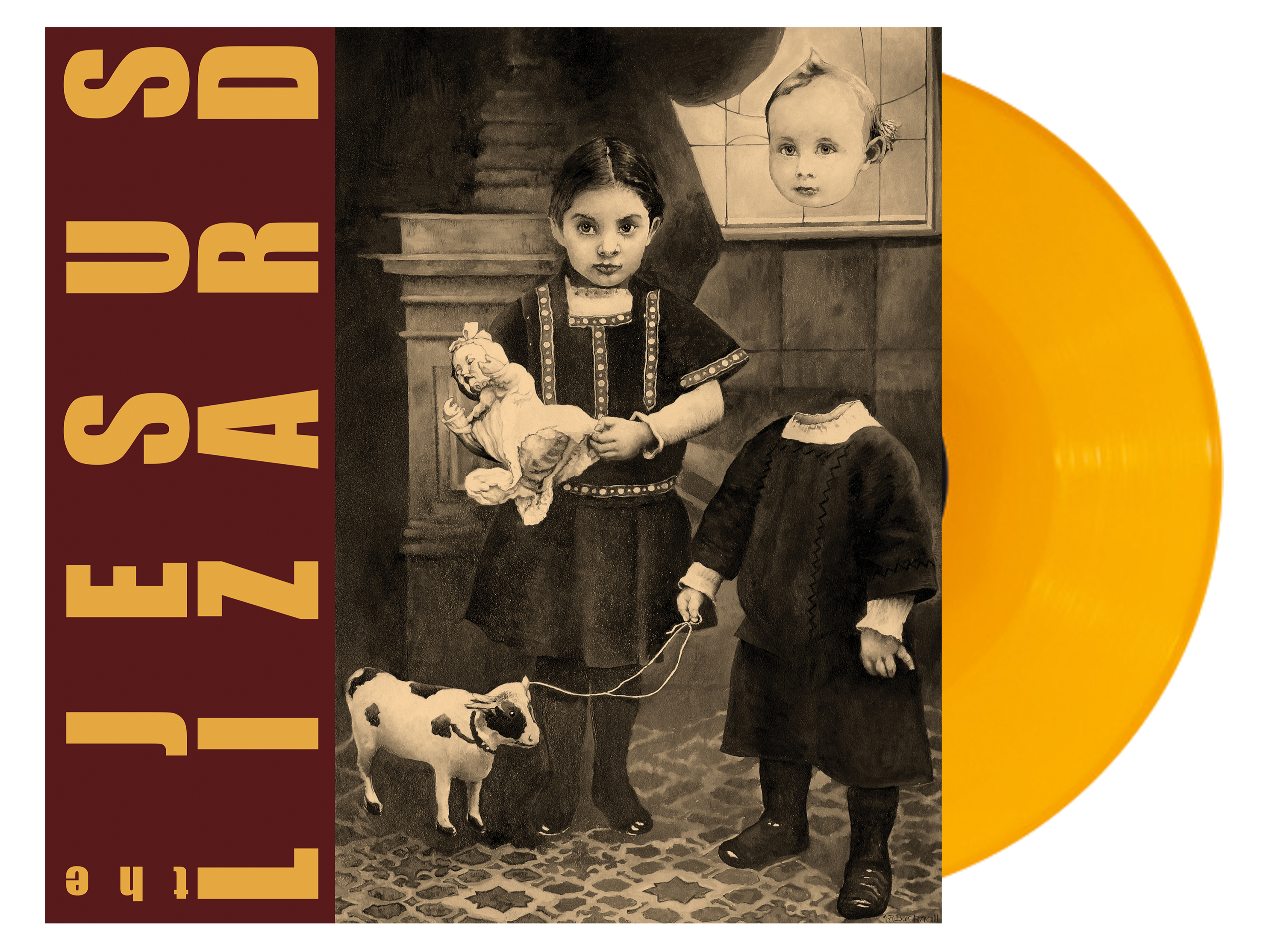 THE JESUS LIZARD ‘RACK’ LP (Limited Edition – Only 500 made, Yellow Vi