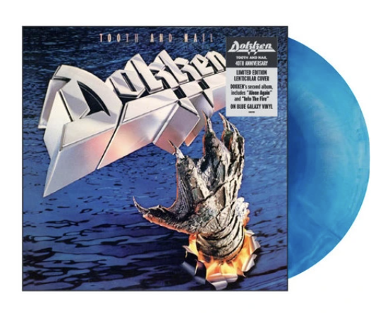 DOKKEN 'TOOTH AND NAIL' LP (Blue Galaxy Vinyl)