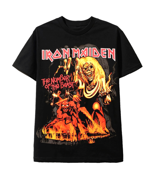 IRON MAIDEN NUMBER OF THE BEAST T-SHIRT