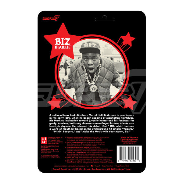 BIZ MARKIE REACTION FIGURE - WAVE 1