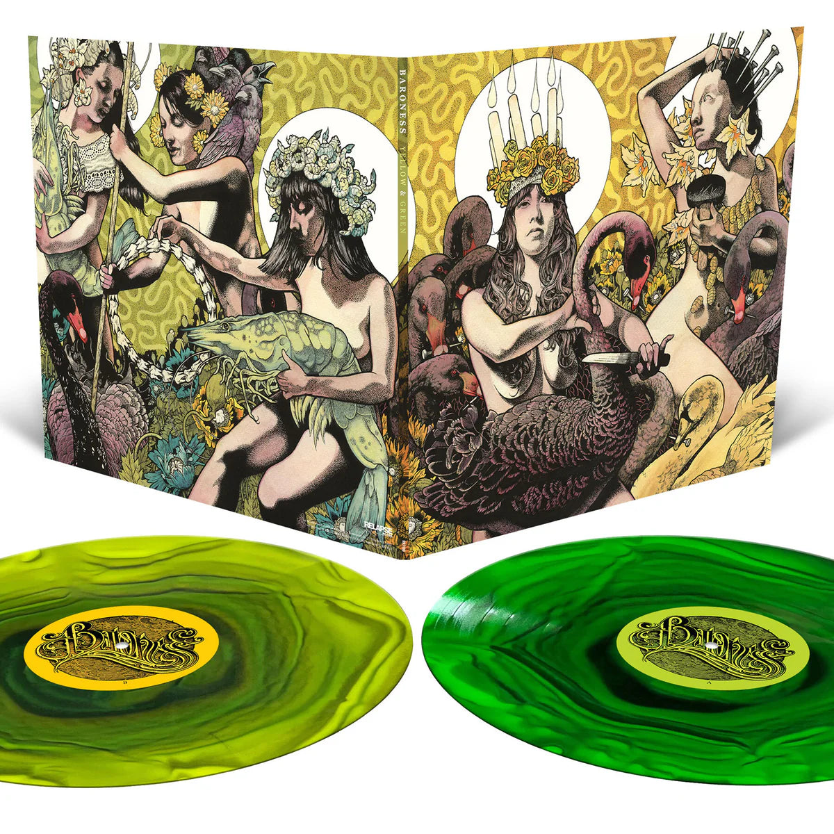 BARONESS 'YELLOW & GREEN' 2LP (Colored Vinyl)