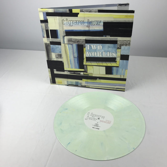 TIGERS JAW 'TWO WORLDS' LP (Blue & Yellow Swirl)