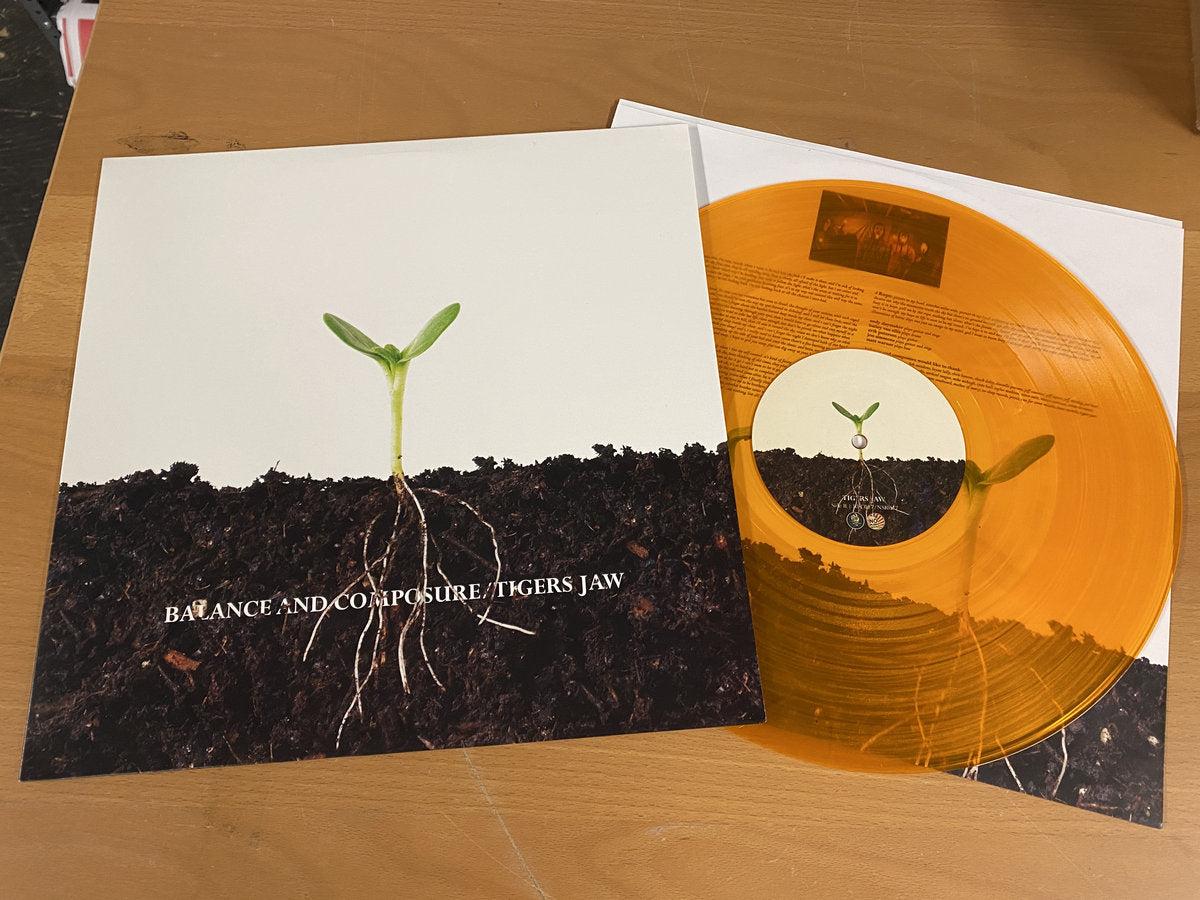 TIGERS JAW/BALANCE AND COMPOSURE 'SPLIT' 12" EP (Transparent Yellow Vinyl)