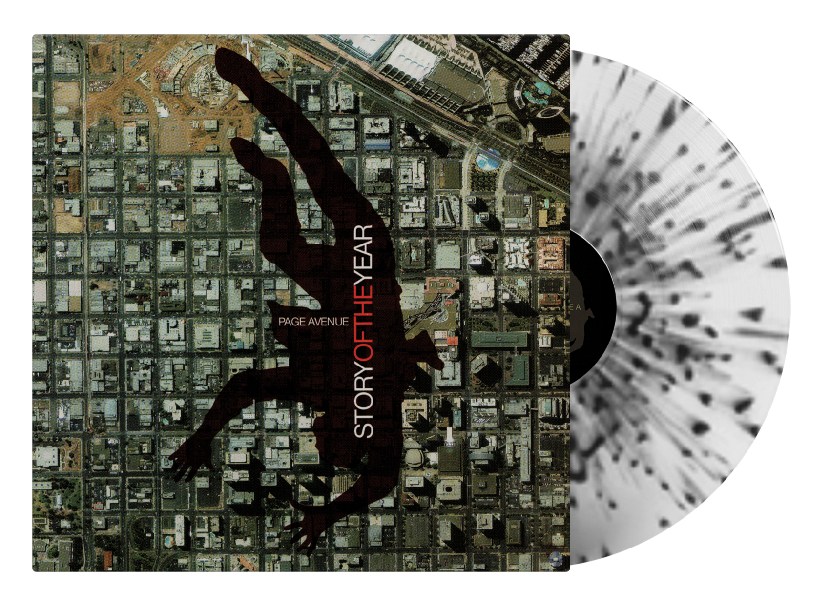 STORY OF THE YEAR ‘PAGE AVENUE’ LP (Limited Edition – Only 300 Made, Milky Clear w/ Black Splatter Vinyl)