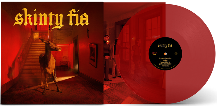 FONTAINES DC 'SKINTY FIA' LIMITED TRANSPARENT RED VINYL LP – ONLY 750 MADE