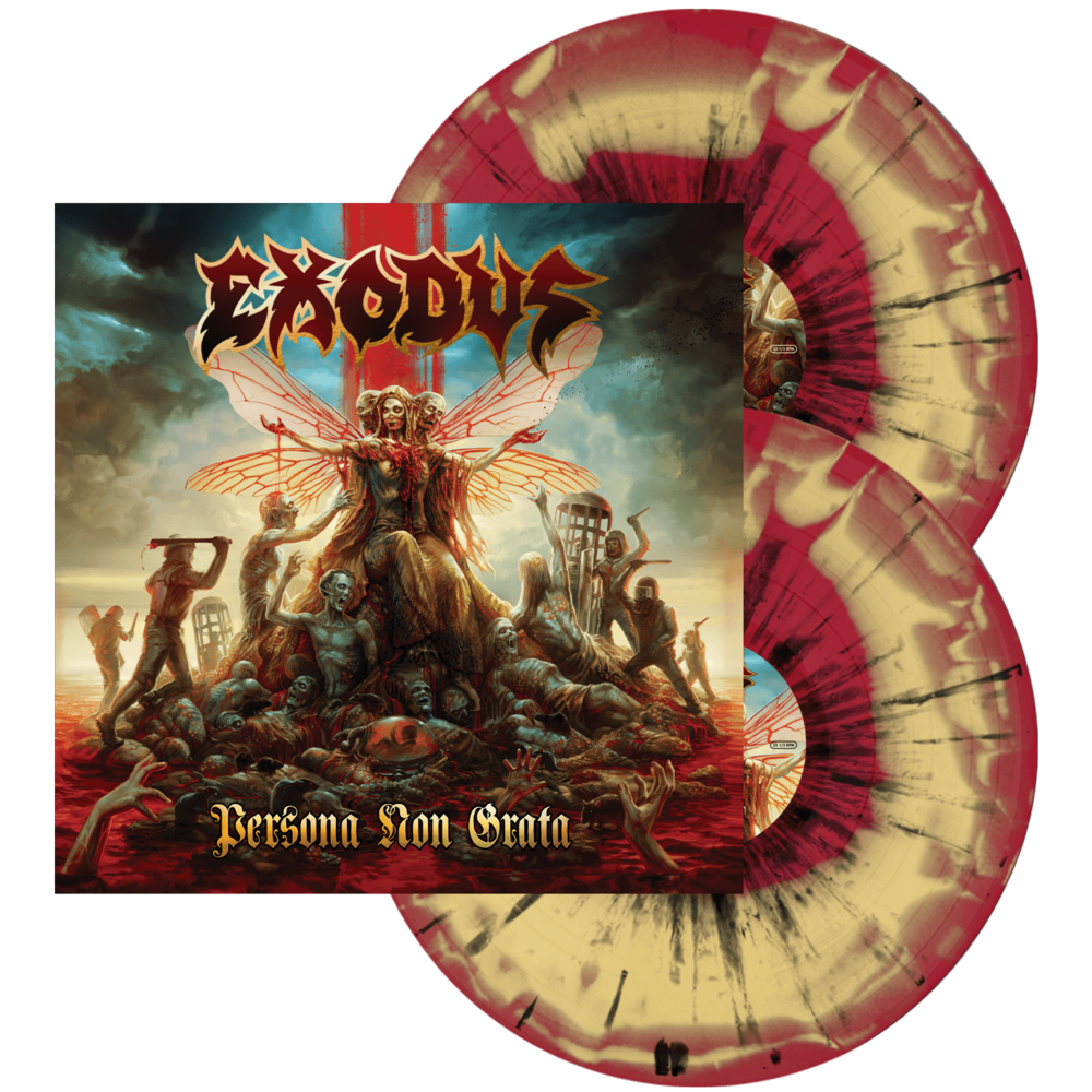 EXODUS 'PERSONA NON GRATA' 2LP (Red Mustard Swirl & Black Splatter Vinyl)