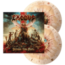 EXODUS 'PERSONA NON GRATA' LIMITED EDITION BONE & BEER SWIRL WITH RED & BROWN SPLATTER 2LP — ONLY 300 MADE