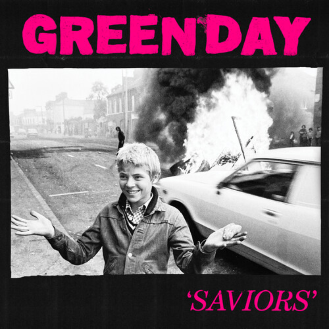 GREEN DAY 'SAVIORS' LP (Pink & Black Vinyl)