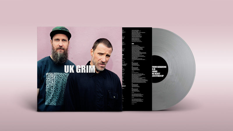SLEAFORD MODS 'UK GRIM' LP (Silver Vinyl)