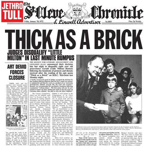 JETHRO TULL 'THICK AS A BRICK' LP