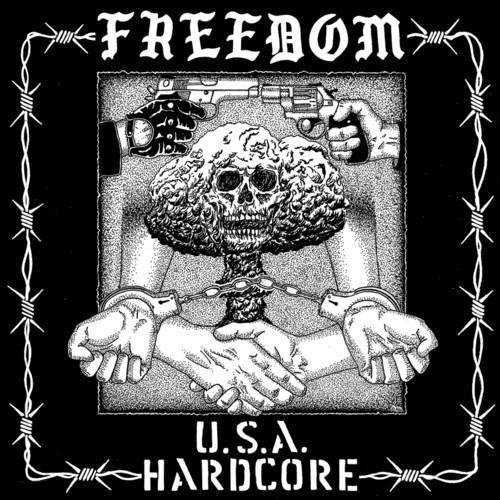 FREEDOM 'U.S.A. HARDCORE' LP (Green Marble Vinyl)