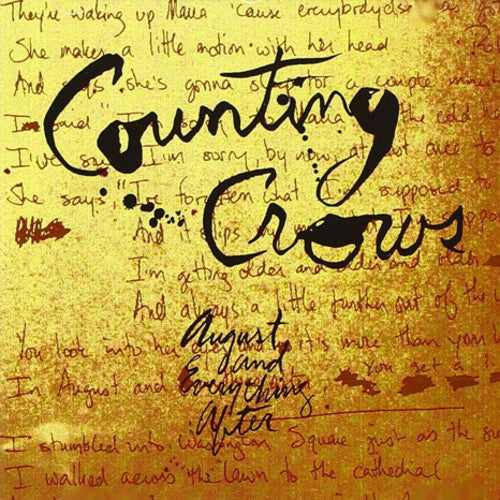 COUNTING CROWS 'AUGUST AND EVERYTHING AFTER' 2LP