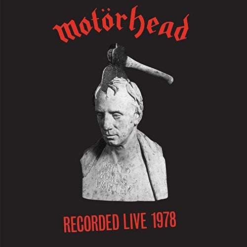 MOTORHEAD 'WHAT'S WORDS WORTH' LP (Import, Red Lobster Vinyl)