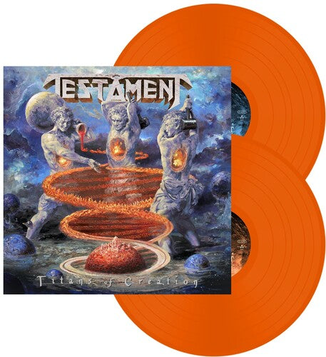 TESTAMENT 'TITANS OF CREATION' 2LP (Orange Vinyl)