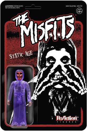 MISFITS REACTION FIGURE 'FIEND STATIC AGE' (CLEAR PURPLE)