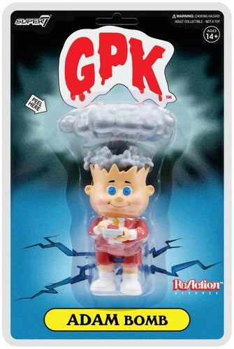 GARBAGE PAIL KIDS REACTION ACTION FIGURE 'ADAM BOMB' (RED)