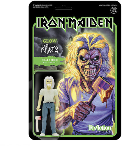 IRON MAIDEN REACTION FIGURE WAVE 1 - KILLER EDDIE (GLOW)