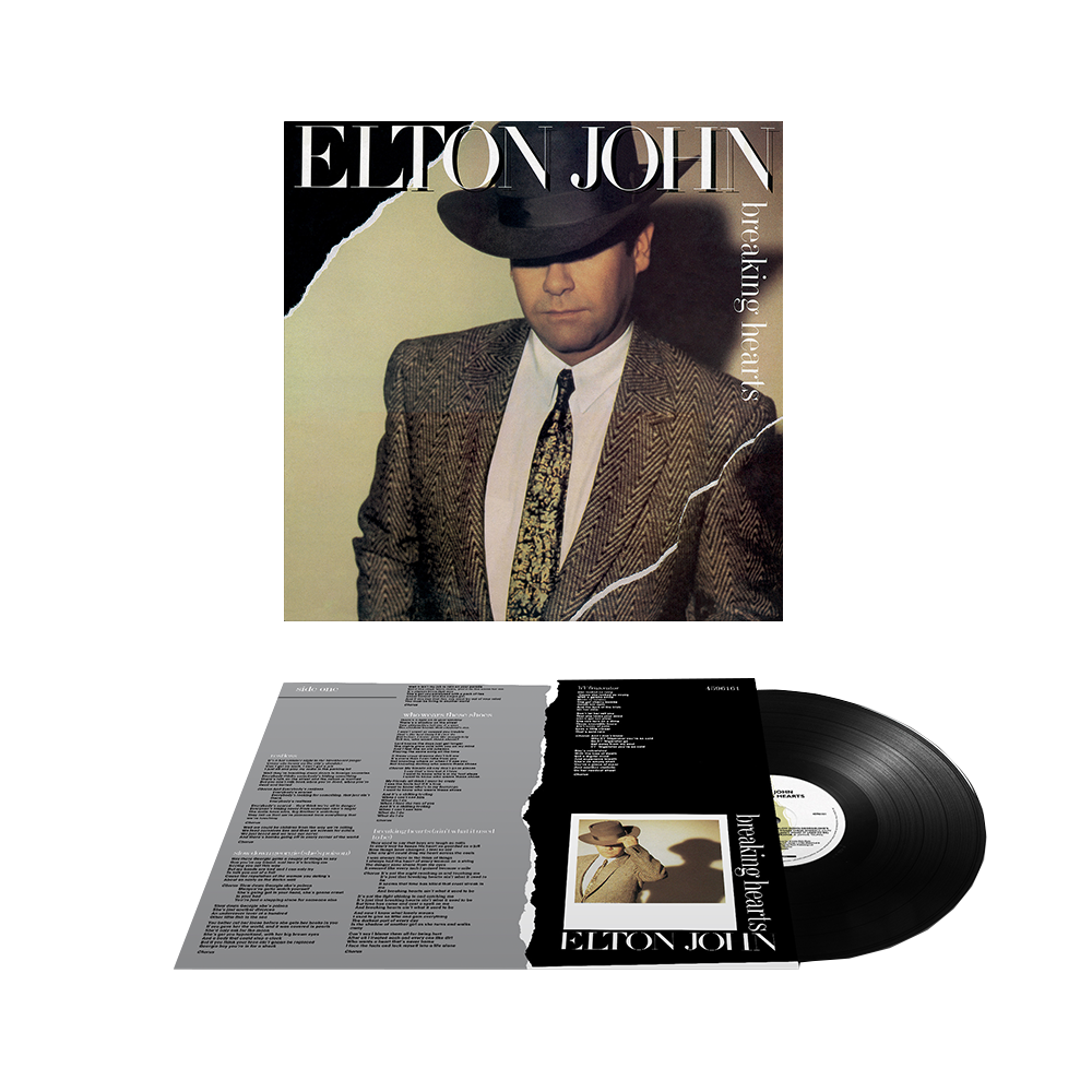 ELTON JOHN 'BREAKING HEARTS' LP