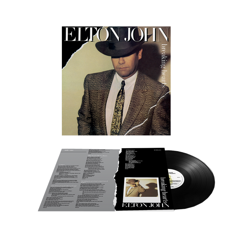 ELTON JOHN 'BREAKING HEARTS' LP