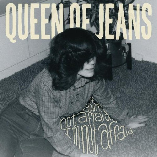 QUEEN OF JEANS 'IF YOU'RE NOT AFRAID, I'M NOT AFRAID' LP (Beige & Navy Blue Splatter Vinyl)