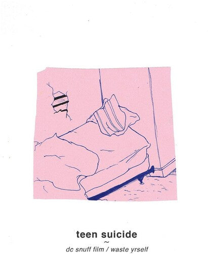 TEEN SUICIDE 'DC SNUFF FILM / WASTE YRSELF' LP (Half Blue/Half Pink Vinyl)
