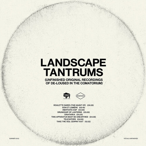 THE MARS VOLTA 'LANDSCAPE TANTRUMS - UNFINISHED ORIGINAL RECORDINGS OF DE-LOUSED IN THE COMATORIUM' (Glow In The Dark Vinyl)