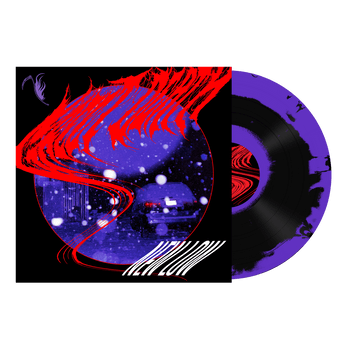 GREET DEATH 'NEW LOW' 12" EP (Purple & Black Mix Vinyl)