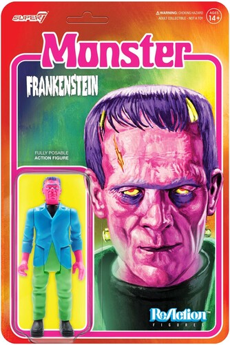 UNIVERSAL MONSTERS REACTION FIGURE - FRANKENSTIEN (Costume Colors)