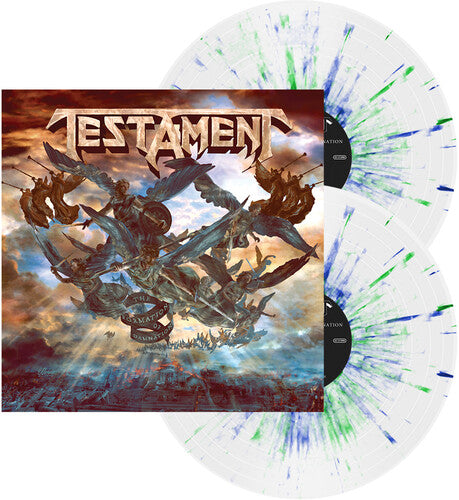 TESTAMENT 'THE FORMATION OF DAMNATION' 2LP (White, Blue, & Green Splatter Vinyl)