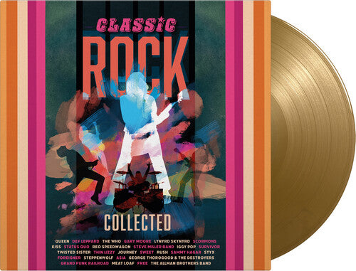 VARIOUS ARTISTS 'CLASSIC ROCK COLLECTED' 2LP (Gold Vinyl)