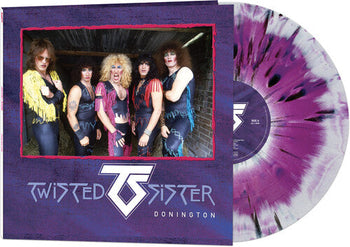 TWISTED SISTER 'DONINGTON' LP (Purple Black & White Splatter Vinyl)