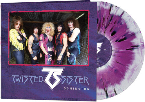TWISTED SISTER 'DONINGTON' LP (Purple Black & White Splatter Vinyl)