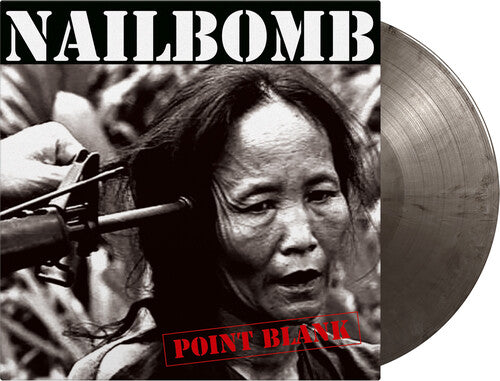NAILBOMB 'POINT BLANK' LP (Limited 'Blade Bullet' Silver Marble Vinyl, Import)