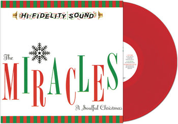 THE MIRACLES 'SOULFUL CHRISTMAS' LP (Red Vinyl)