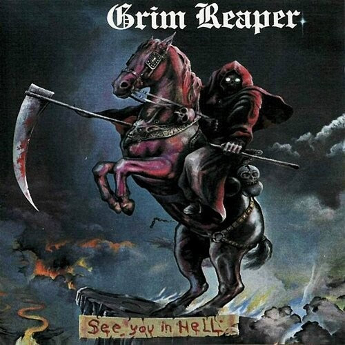 GRIM REAPER 'SEE YOU IN HELL' LP (Import, Grey Vinyl)