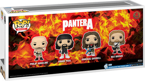 PANTERA 4 PACK SET FUNKO POP! ROCKS FIGURE