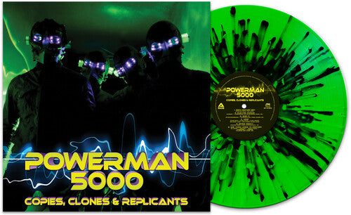 POWERMAN 5000 'COPIES, CLONES & REPLICANTS' LP (Green & Black Splatter Vinyl)