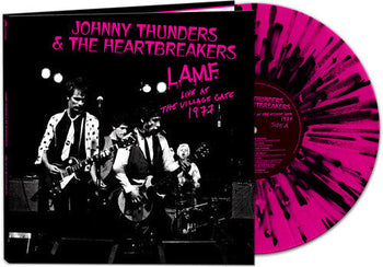 JOHNNY THUNDERS & HEARTBREAKERS 'L.A.M.F. LIVE AT THE VILLAGE GATE 197' LP (Pink, Black Splatter Vinyl)