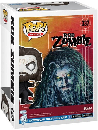 ROB ZOMBIE 'DRAGULA' FUNKO POP! ROCKS FIGURE Back Image