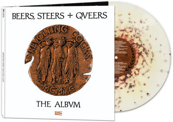 REVOLTING COCKS 'BEERS STEERS & QUEERS' LP (Bronze & White Splatter Vinyl)