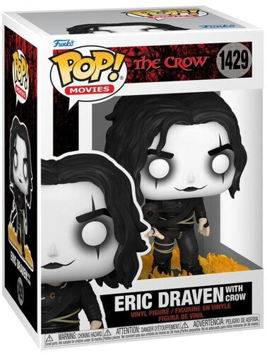 THE CROW ERIC DRAVEN W/ CROW FUNKO POP! MOVIES FIGURE