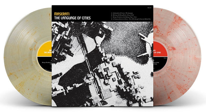 MASERATI 'THE LANGUAGE OF CITIES' 2LP (Anniversary Edition, Crystal Clear, Red, & Yellow Vinyl)