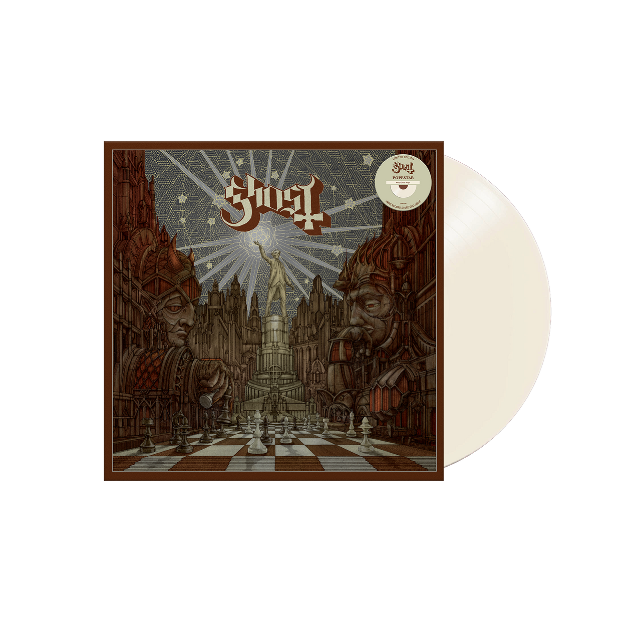 GHOST 'POPESTAR' 12" EP (Limited Edition, Milky Clear Vinyl)