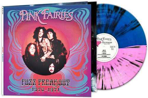 PINK FAIRIES 'FUZZ FREAKOUT 1970-1971' LP (Blue/Pink/Black Splatter Vinyl)