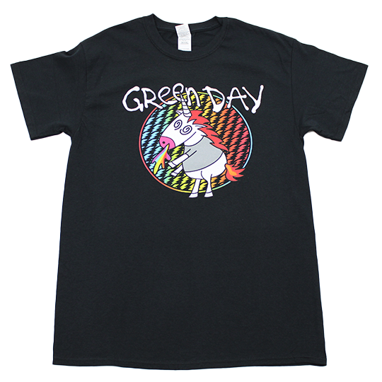 GREEN DAY 'PUKING UNICORN' T-SHIRT