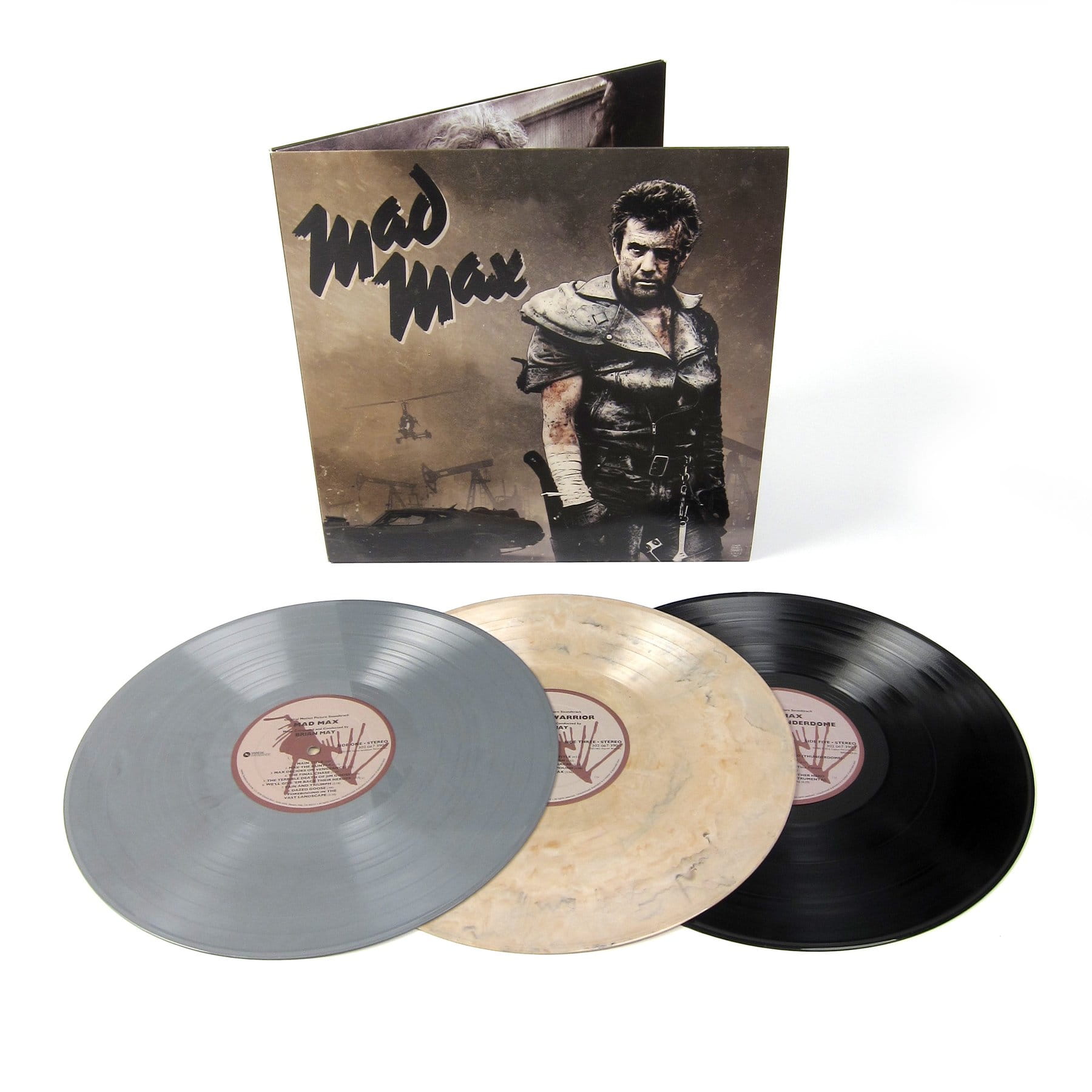 MAD MAX TRILOGY SOUNDTRACK 3LP (Grey, Black, Sand Vinyl)