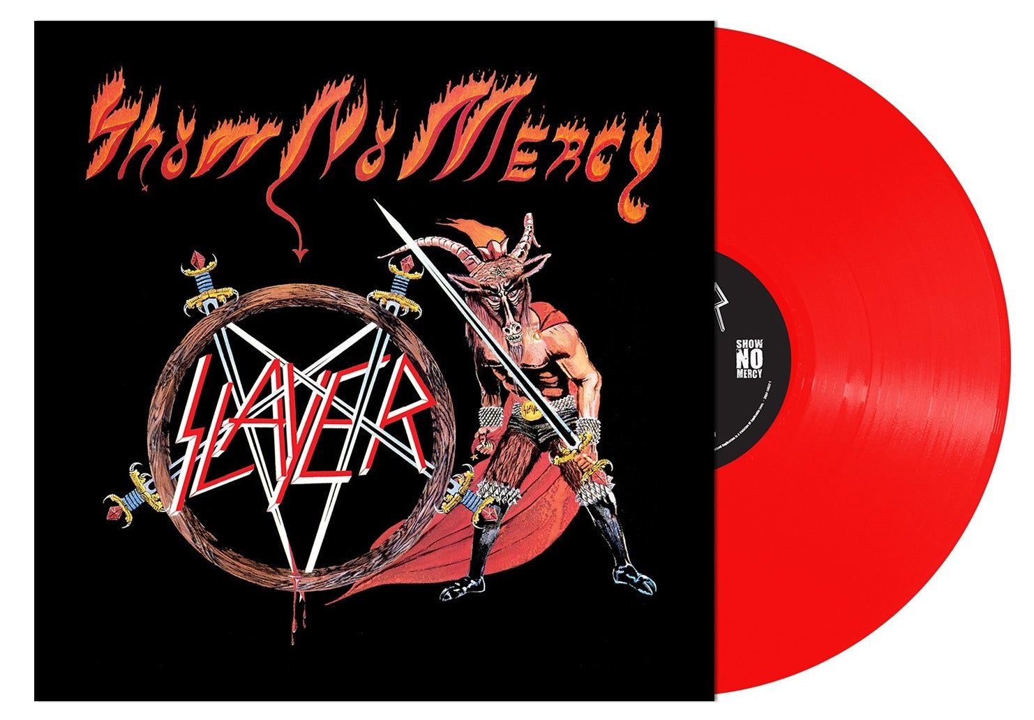 SLAYER 'SHOW NO MERCY' TRANSPARENT RED LP